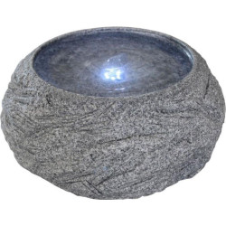 Kulatá fontána HalfBall s LED podsvícením