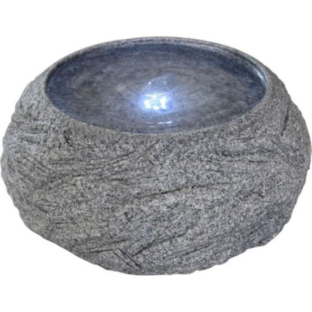 Kulatá fontána HalfBall s LED podsvícením