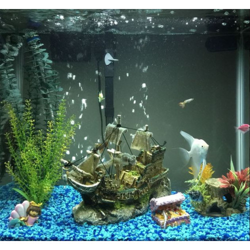 vrak lodi do akvária
