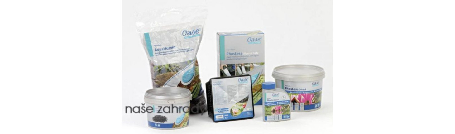 Čistá voda v jezírku – prevence řas, vláknité a plovoucí řasy