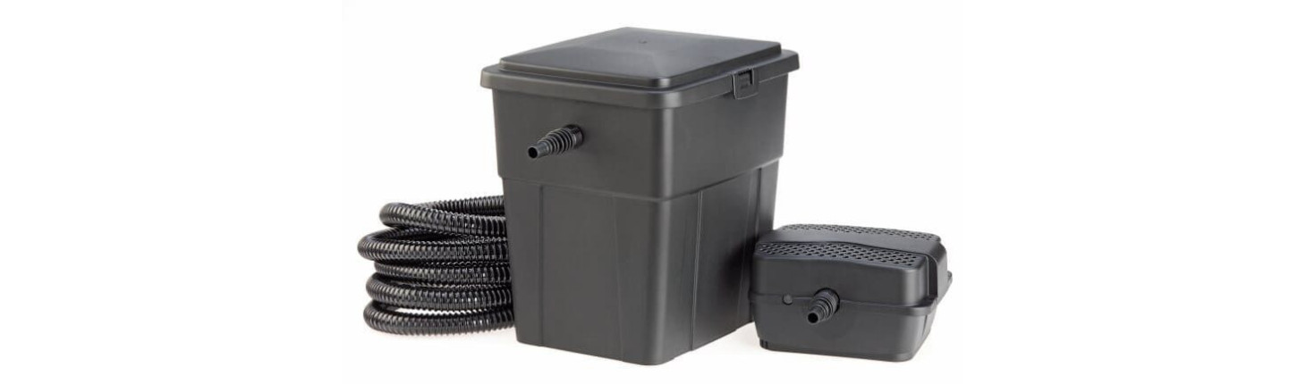 Gravitační jezírkové filtrační sety s UV lampou do 5 m³