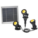 Solární osvětlení jezírka a zahrady