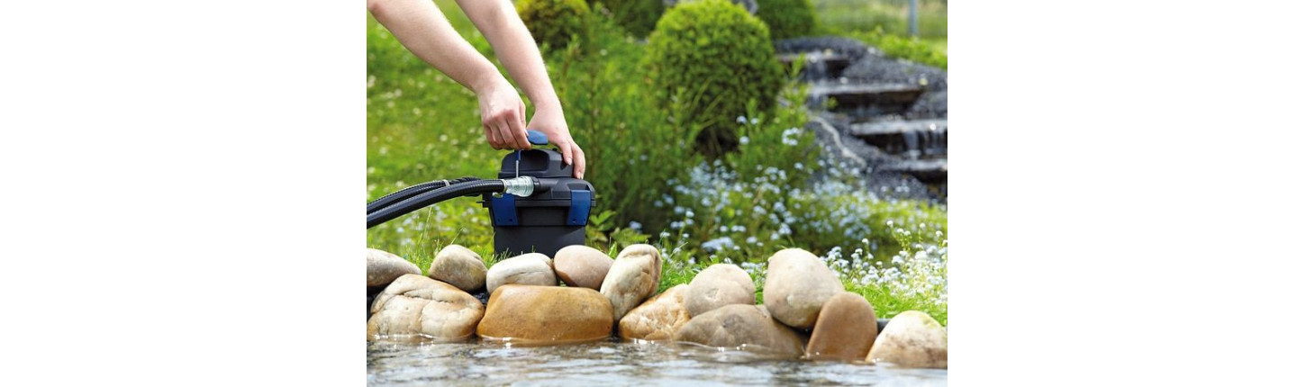 Tlakové jezírkové filtrační sety s UV lampou 2–5 m³