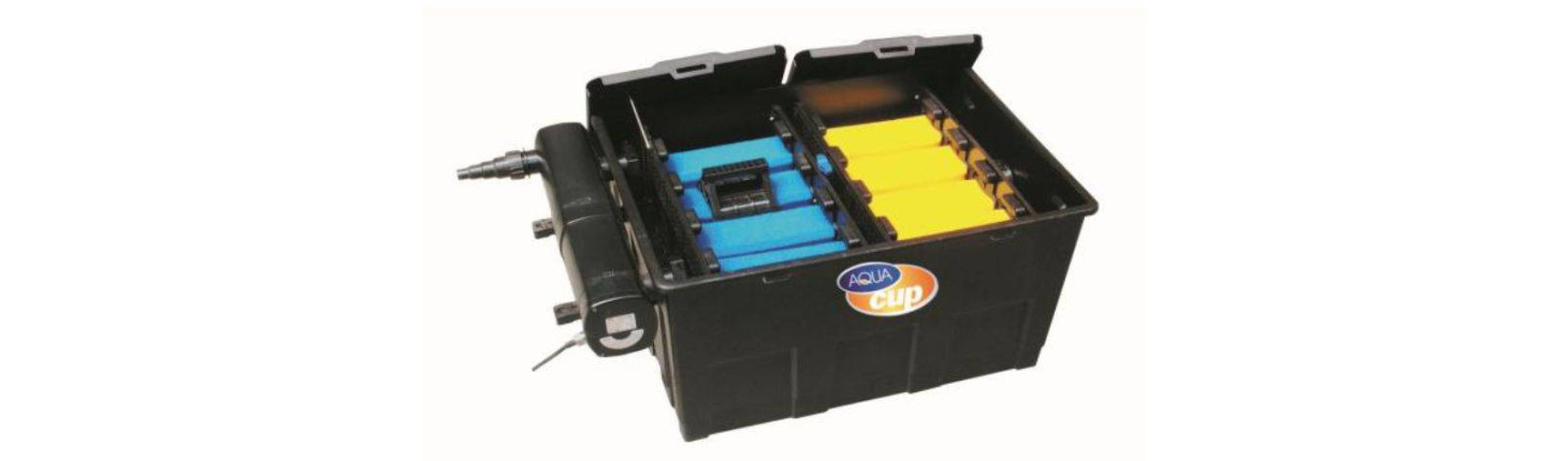 Filtrace gravitační s UV-C lampou