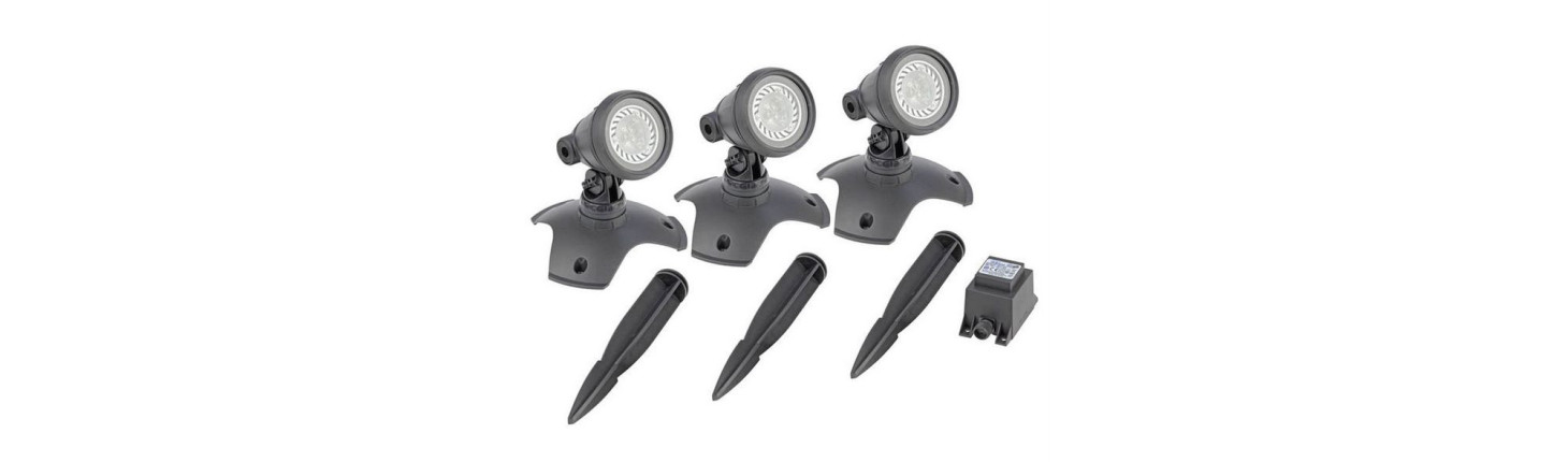 LED osvětlení jezírka a zahrady | Reflektory, světla, fontány