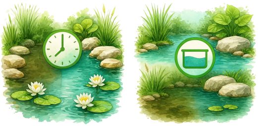 Chemie do jezírka - průzračnná voda