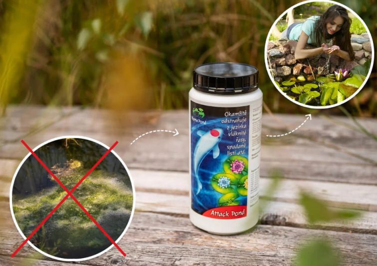 Attack Pond - rychlé odstranění řas