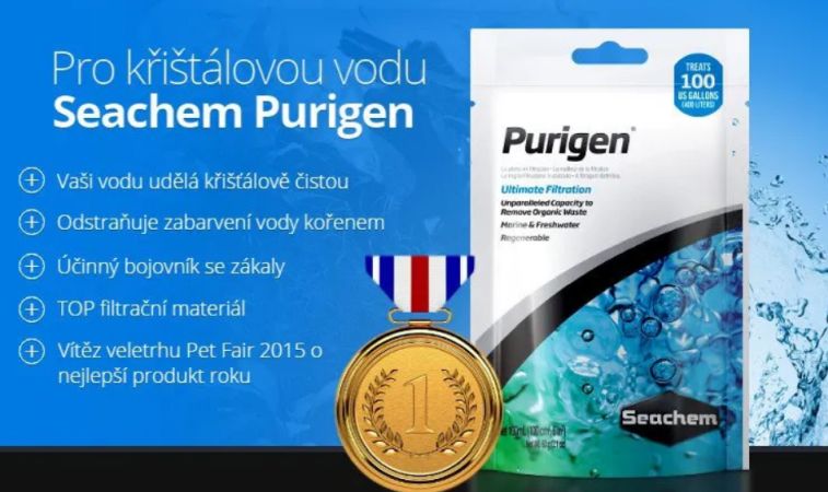 Seachem Purigen - filtrační materiál pro akvaristiku