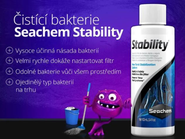 Bakterie doi akvária Seachem Stability