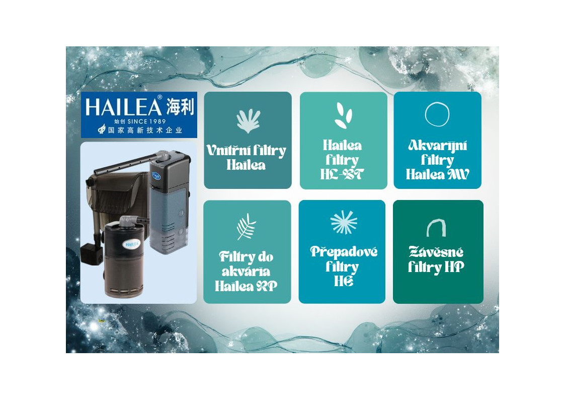 Akvarijní filtry Hailea: Průvodce křišťálově čistou vodou