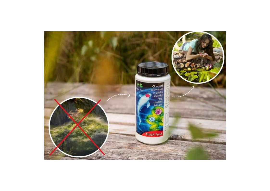 Jak vyčistit jezírko od vláknitých řas a kalu během pár minut? 🌊