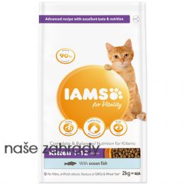 IAMS Cat Kitten Ocean Fish 2kg