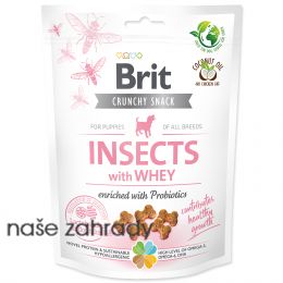 Brit Care Dog Crunchy Cracker. Insects with Whey enriched with Probiotics