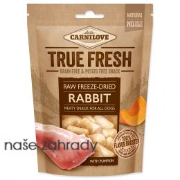 CARNILOVE True Fresh Freeze-Dried snack RABBIT with Pumpkin