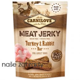 CARNILOVE Jerky Snack Turkey & Rabbit Bar