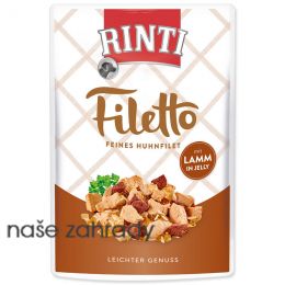 Kapsička RINTI Filetto kuře a jehně v želé 100 g