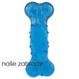 Hračka DOG FANTASY STRONG kost s vůní slaniny modrá 15cm